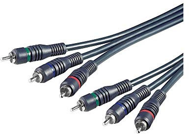 Goobay 50790 Component-Kabel RGB/YUV Video, 3x Cinch