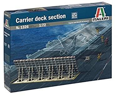 Italeri 510001326-1:72 IT Flugzeugträgerdeck, 4 Teile, Navy