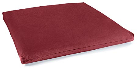 Lotuscrafts® Meditationsmatte, Zabuton Standard, 4cm Dicke, Meditationskissen, Unterlage für entspannte Meditation, Waschbarer Bezug aus 100% Baumwolle, GOTS Zertifiziert