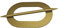Flairdeco Raffspange mit Splint Modell Oval, Metall, Messing Antik