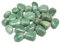 Diez piedras de cuarzo de aventurina verde Reiki bienestar Feng Shui piedras de cristal regalo curativo energía positiva meditación paz