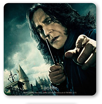 Logoshirt® Harry Potter | Severus Snape I Untersetzer | Kork | 10x10cm | langlebiger Druck | Lizenziertes Originaldesign