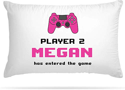 Personalised Gaming Pillow Case with 8 Different Controller Gamepad Design - Bedroom Accessories Cute Room Decor Gifts for Boys & Room Decor for Girls - Man Cave Cushion Covers (102)