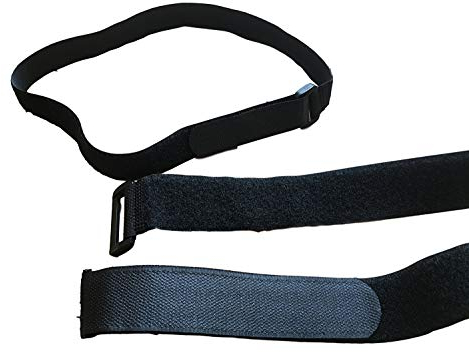 5St. Klettband-Gurte Klettbänder mit Öse/Schnalle Klettverschluss Expander Gurte – Befestigen, Zurren & Fixieren 40cm 60cm 80cm 120cm 150cm 250cm – Bau Werkstatt Outdoor Sport (120cm)