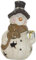 Deko Weihnachtsfigur mit LED Schneemann