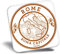 Destination Vinyl Ltd Fridge Magnet - Roma Capitale Rome Italy Travel Map 6044