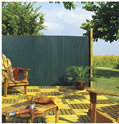 Faura - Cannuccia in PVC doppio lato 1600 g/m2 - verde scuro | Seleziona la misura| Varie misure | 1,5 x 3 m