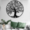 Ced454sy Arbre de la vie mural en métal, parfaite idée cadeau, personnalisable