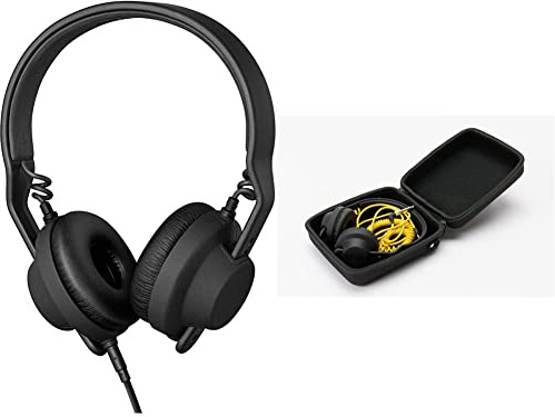 Aiaiai TMA-2 Auriculares para DJ, Adaptador de Jack Estéreo, Color Negro + Magma 41460Bolsa para Auriculares