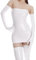 Ftshist Damen Glänzende Lange Handschuhe Kunstleder Wetlook Armlänge Handschuhe für Damen, Weiss/opulenter Garten, 28'' XL