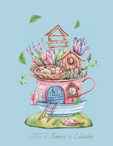 2022 Teacup Fairy House Monthly & Weekly Planner