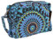 GURU SHOP Boho Kosmetiktasche, Kramtäschchen aus Nepal - Blau, Herren/Damen, Baumwolle, Size:One Size, 12x21x6 cm, Kleine Taschen für Kosmetik, Schreibzeug, Mehr