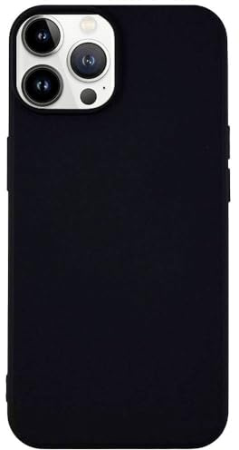 JT Berlin Pankow Soft Hülle kompatibel mit Apple iPhone 14 Pro - Schwarz | Flexibles TPU Case mit Fallschutz bis 1m, Wireless-Charging Support, Anti-Fingerabdruck Beschichtung & Kameraschutz.