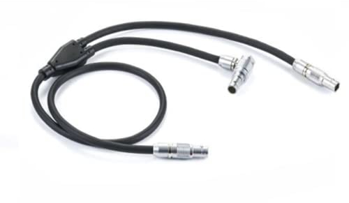 Tilta 2-Pin Lemo auf Dual 2-Pin Lemo Splitter Power Cable Stromkabel für Tilta Float Handheld Gimbal Support System TCB-2LE-D2LE