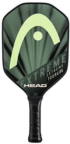 HEAD Extreme Tour Lite Pickleball Paddel (9,5 cm), schwarz/gelb, 3-7/8