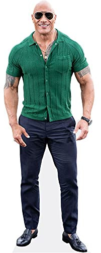 Dwayne 'The Rock' Johnson (Green Top) Pappaufsteller mini