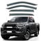ZQMALL 4 Stück Auto Windabweiser Regenabweiser,Für Toyota Hilux REVO MK8-AN120-AN130 2015-2023 Seitenfenster Luftabweiser Regenschutz Beschlagfrei Beschattung Auto Zubehör