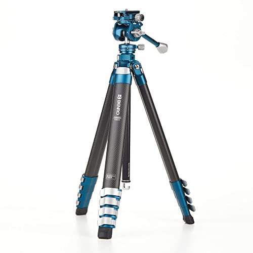 Benro CyanBird Treppiede in fibra di carbonio a 5 sezioni w/FS20PRO 2 in 1 testa (TCBC15FS20PROC)