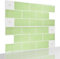 Neukids 10 Stück Fliesenaufkleber Aloe Vera grün Küchenrückwand Klebefliesen 3D selbstklebende Fliesen Wasserdicht Küche Bad Waschküche Wohnmobile Wohnmobile Fliesendekor