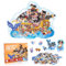 FORMIZON Puzzle Kinder, 206 Teile tierische Puzzleteile, Puzzle Spielzeug, Pädagogisches Spielzeug, Kinderpuzzle Geschenk für Jungen Mädche ab 7 Jahren (Piraten)