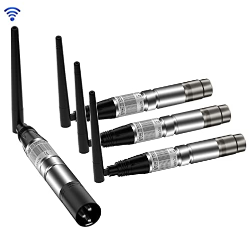 Wireless DMX Controller, Wireless DMX512 Transmitter/Empfänger LED Beleuchtung Licht Controller Arbeit mit DMX Controller für Moving Head Licht Bühnenlicht Bars Led Par Licht Disco Party Licht