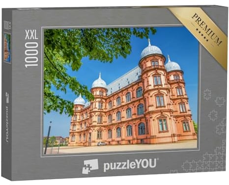 Puzzle 1000 Teile XXL „Schloss Gottesaue, Karlsruhe“ – aus der Puzzle-Kollektion Karlsruhe