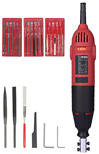 Luminexia Needle File Set,Metal Rasps Files Tool Sets,Including Reciprocating Saw Blade,Carbon Steel File And Diamond File,Electric File Tool For Shaping Metal,Wood,Plastic,Sharpening,etc.