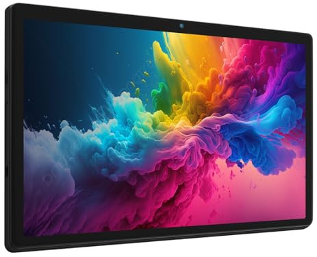 Freeski Android 14 Tablet, Octa-Core 10 Zoll Tablet, 10GB+64GB (erweiterbar auf 1TB), Android Tablet mit Bluetooth 5.3, WiFi 6, 5MP+8MP Dual Kamera, Face ID, 4G Dongle Wireless Internet (Schwarz)