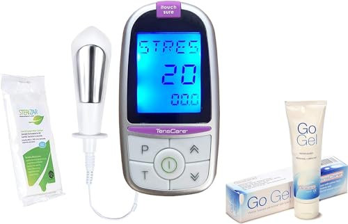 TensCare iTouch Sure - Entraîneur des muscles pelviens, aide à renforcer le plancher pelvien et à lutter contre l'incontinence. Avec gel lubrifiant et lingettes pour le nettoyage de l'appareil
