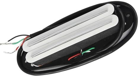 Keramik Dual Rail Pickup 4-Draht Gitarre Mini Humbucker Pickup 1PCS Tonabnehmer Für Gitarreninstrumente(6-7K)