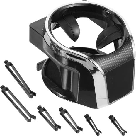 OHPHCALL Multi-funktionaler Auto Becherhalter Mit Smartphone Halterung Verstellbar Platzsparend Und Einsetzbar Für Getränke Und Mobiltelefone Passend Für Lüftungsschlitze Im Auto