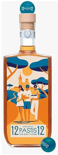 Pastis 12/12 Édition Marseille - Origine France - 70cl