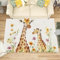 NAWVNMI Waschbarer Teppich Krabbelmatte Babyzimmer Kinder rutschfest Flauschig Teppich Teppich Kinderzimmer Junge Mädchen Kinderteppich, Giraffe - Giraffe-Mutter-Baby, 80 x 150 cm