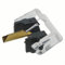 Stylet de rechange pour platines tournantes SHURE M55E, M44-7 et M44G | Large compatibilité | Installation facile à la main | Construction en plastique durable et aluminium | Qualité sonore améliorée