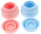 NIYANGLE 2pcs Silicone Travel Containers for Toiletries Leak Refillable Jars for Cosmetics Jewelry Storage Multi-Functional Travel Bottles