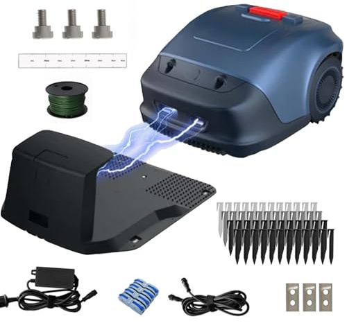 Robot Lawn Mower for Small Lawns with Auto-Charging and Large Battery