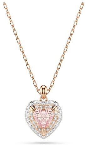 Swarovski One Kollektion Anhänger, Herzschliff, Pavé, Herz