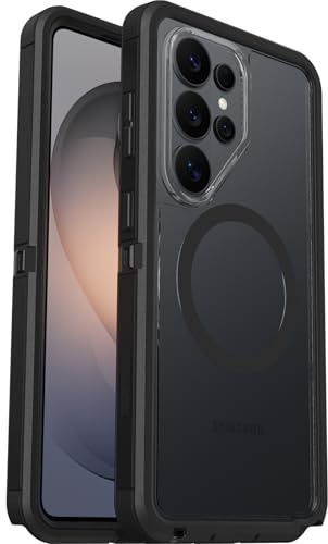 OtterBox Defender Pro XT Hülle für Samsung Galaxy S26 Ultra, Klar/Schwarz | Mit Magneten, Stoßfest und ultra-robust, Schützende Hülle, 7x getestet nach Militärstandard