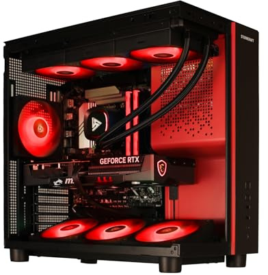 STORMCRAFT Phantom RTX 5080 Gaming PC Ryzen 7 9800X3D 32GB DDR5 2TB SSD | AMD Ryzen 7 5.2GHz,6000MHz RAM,B850 Chipset,850W PSU,360mm AIO,RGB Keyboard Mouse,WiFi BT HDMI AI Prebuilt Gaming Desktop