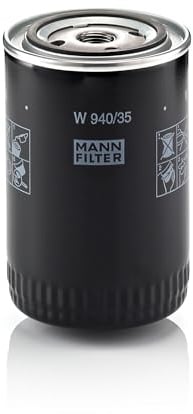 MANN-FILTER, W 940/35 Oil Filter | For Passenger Cars, Highest Filtration Performance, Engine Protection, High Quality Sealing, True OE Engineering