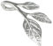AFP Damen Anhänger Blatt 925 Sterling Silber AS-251