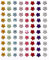 Artemio 80 Blumen Strass selbstklebend – Artémio