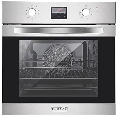 Empava Built-In Electric Steam Oven 72L - 2800W, 9 Functions, Fan Assisted, 360° Rotisserie, Single Oven