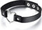 JewelryWe Schmuck Leder Choker Halskette Liebe Herz Halsband Kragen Kette für Herren und Damen Schwarz