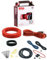 KIT CAVI RCA 10 AWG compatibile con BOSS AUDIO SYSTEMS KIT-ZERO KIT0 collegamento stereo amplificatore altoparlanti fusibile 30 ampere porta fusibile