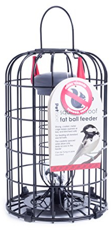 Petface LokTop 70040DS1 Futterspender für Meisenknödel, Eichhörnchensicher, Mehrfarbig, 18,5 x 18,5 x 29 cm