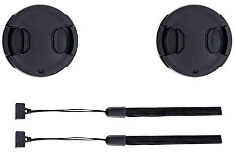 PROfezzion Copriobiettivo da 37 mm Tappo Coprilente elastico per Olympus 14-42 mm 1:3.5-5.6 EZ Kit obiettivo su Olympus OM-D EM10 Mark III II EPL9 EPL8 EPL7 EPL6 Obiettivi (2 Pezzi)