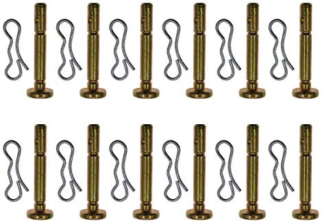 12 Packung Scherbolzen und Splint für MTD 738-04124A und 714-04040 Länge 4,21 cm