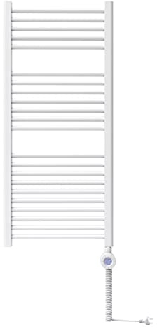 Bosch Thermotechnik elektrischer Badheizkörper Heat Radiator 4500, Maße 1110x500 mm, 500 Watt, mit Handtuchhalterung und integriertem Temperaturregler, weiß