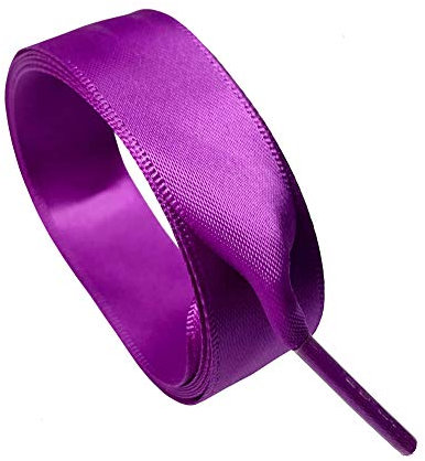 goodlace Flyingfish Ribbon - Lacci in raso, 2 cm, Viola (Lilla), 100